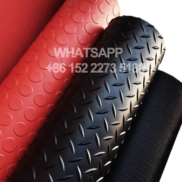 Anti Slip Rubber Sheet - 1.5g/cm³ Non Slip Patterns Rubber Flooring  Professional Manufacturer