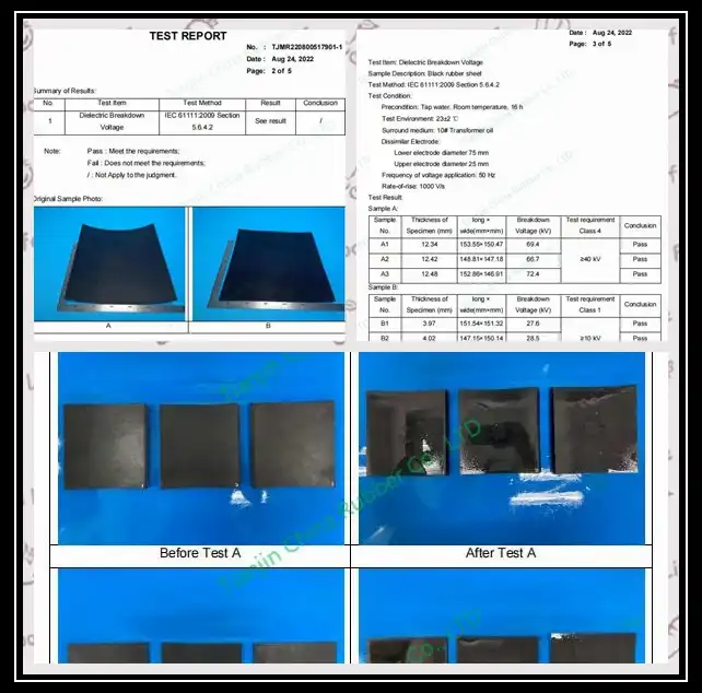 electrical rubber mat manufacturer