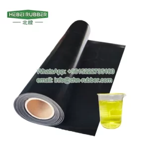 Corrosion-resistant rubber sheet