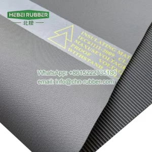electrical insulation rubber mat