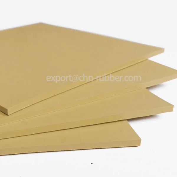 Gum Rubber Sheet 1.2g/Cm³ 45+/5 Hardness Higher Quality